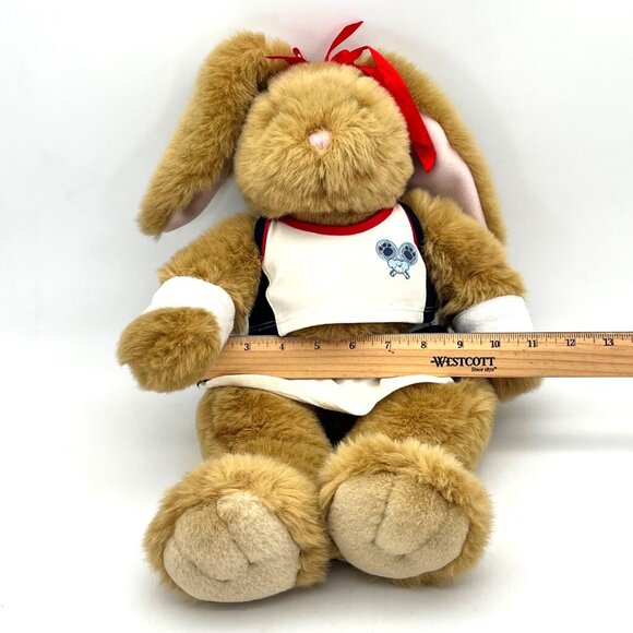 Build-A-Bear Workshop Plush Easter Bunny Rabbit Cheerleader 18" Soft Furry Toy - Picture 15 of 16